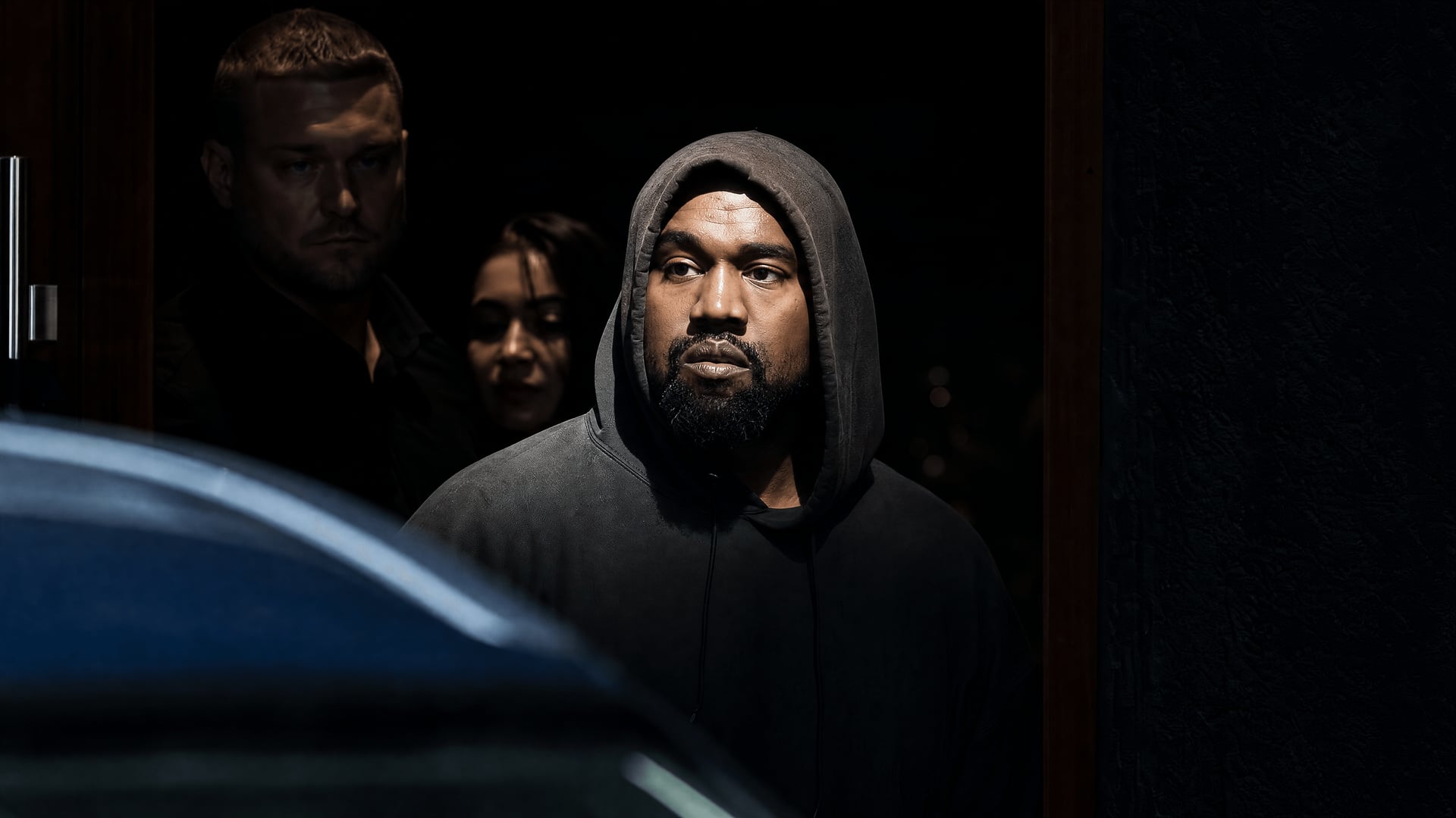 Kanye West at Nobu Hotel Ibiza Bay in Talamanca before his Madrid concert